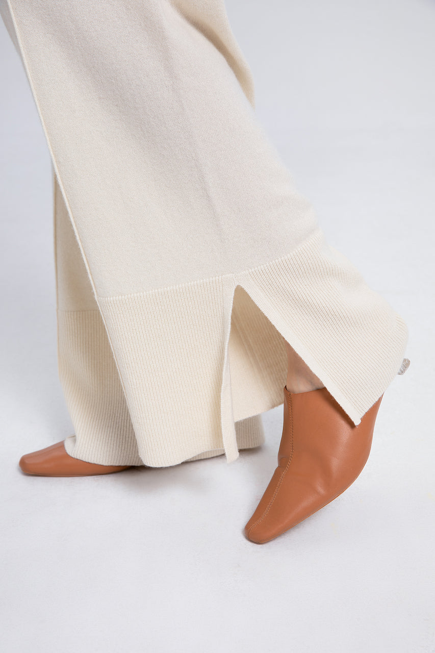 Pearl White Cashmere Pants