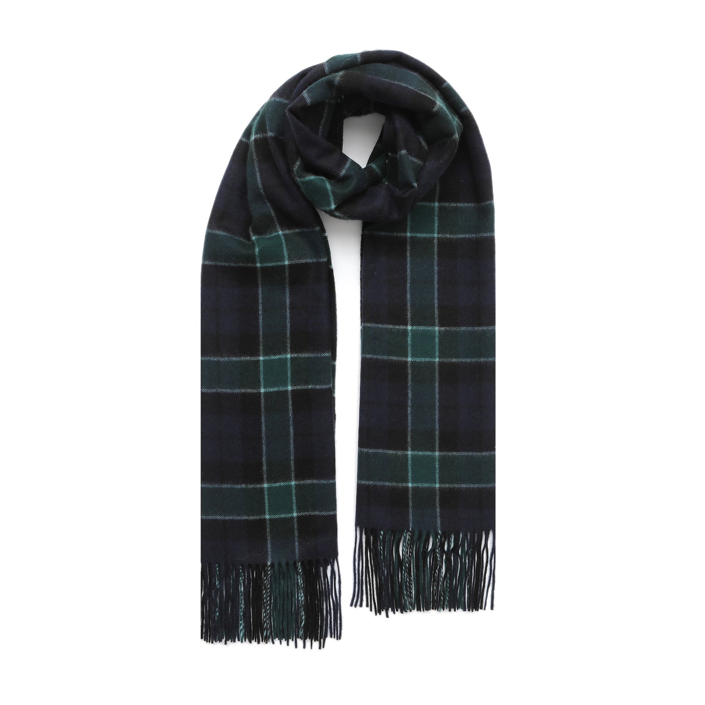 OVER SIZED TARTAN CASHMERE STOLE