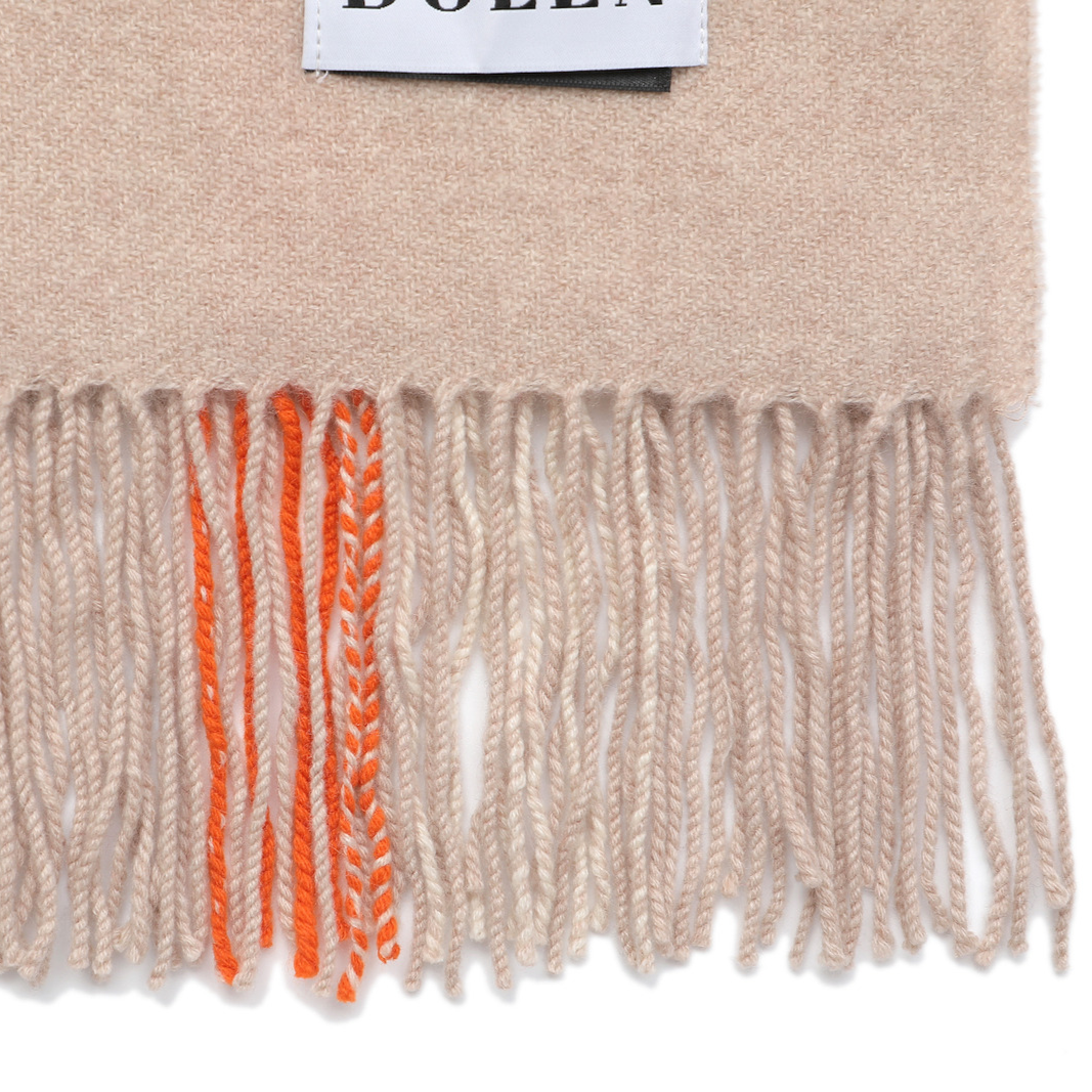 FRINGED CASHMERE SCARF