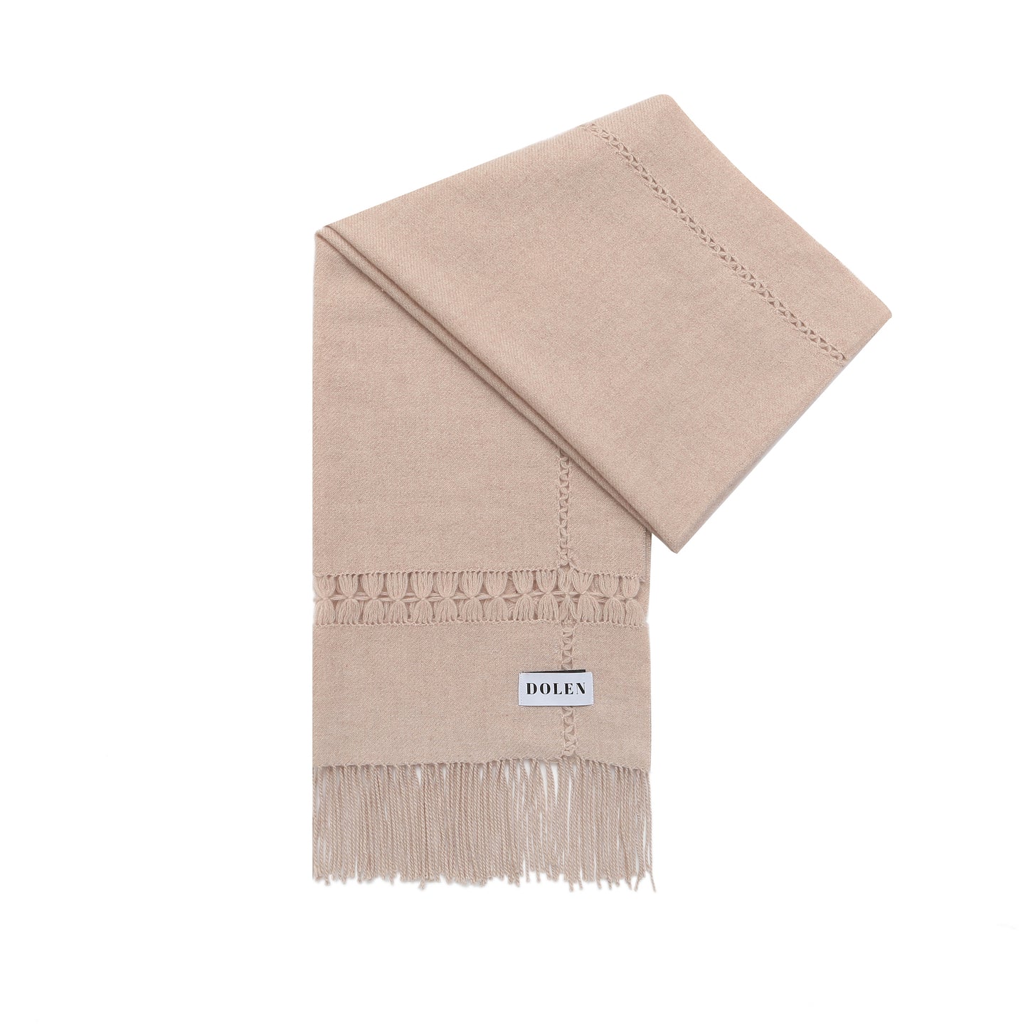 WIDE CASHMERE SCARF