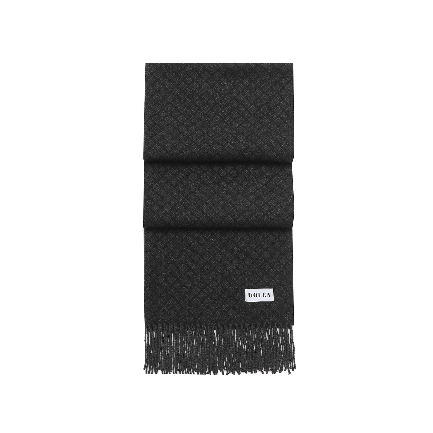 WIDE CASHMERE SCARF