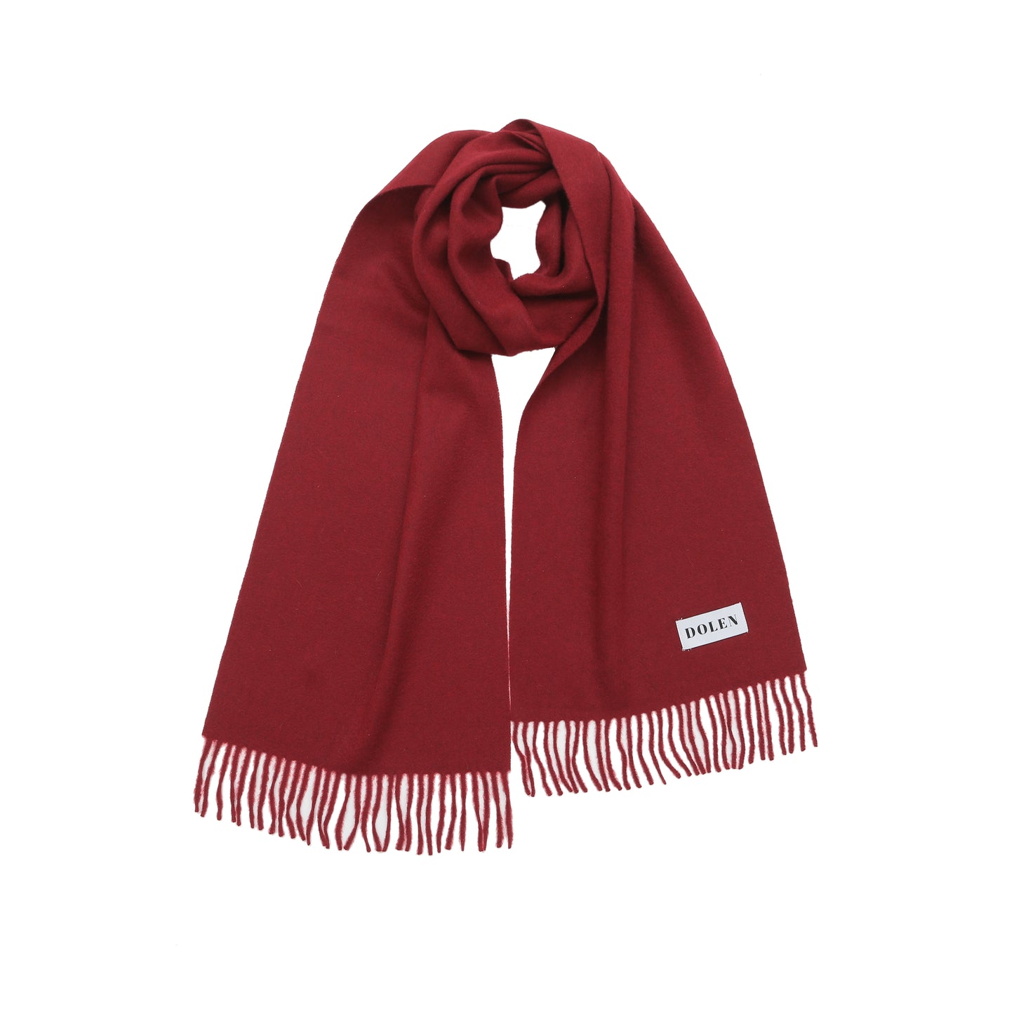 CLASSIC CASHMERE SCARF-RED