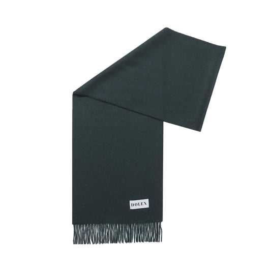 CLASSIC CASHMERE SCARF-DARK EVERGREEN