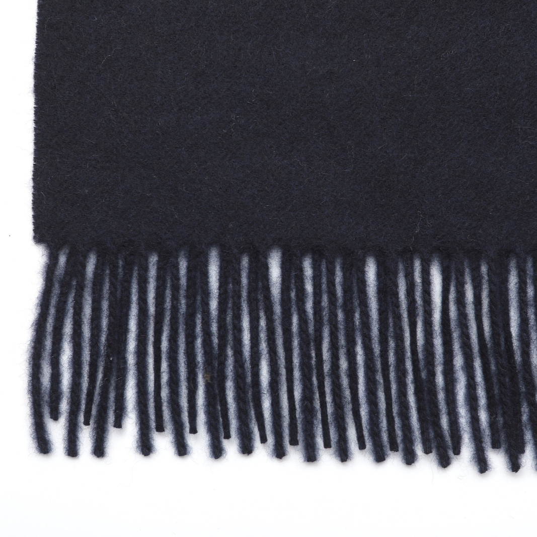 CLASSIC CASHMERE SCARF-NAVY